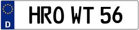 Truck License Plate